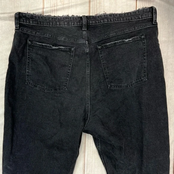 NWOT Abercrombie & Fitch The Skinny High Rise Curve Love Black 34/18 Long Jeans - Picture 4 of 8